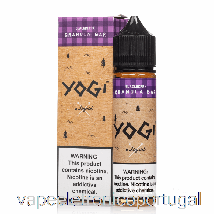 Vape Eletronico Barra De Granola Blackberry - Yogi E-líquido - 60ml 3mg